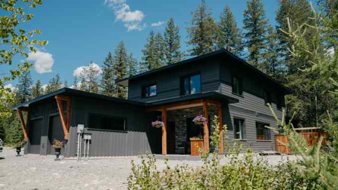 A home near Banff in Canada’s Rocky Mountains built to Passivhaus principles