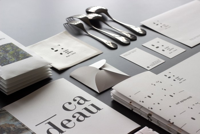 Artist-designed cutlery at Halle aux Grains