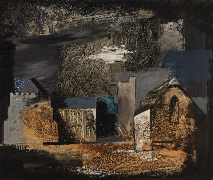 Muchelney Farmhouse, 1941, by John Piper