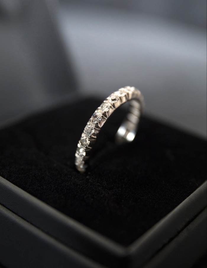 Dacade’s grandmother’s diamond engagement ring