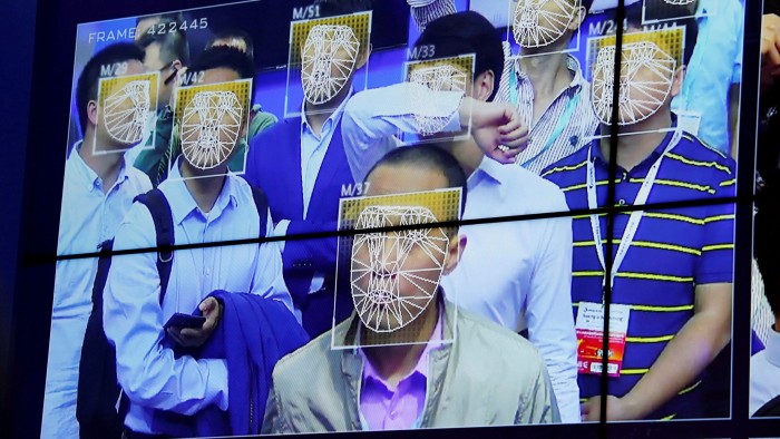 Visitors experience facial recognition technology during the China Public Security Expo in Shenzhen. China has made big advances in areas such as facial recognition as it aims to end the lead of the west in artificial intelligence and other advanced technologies