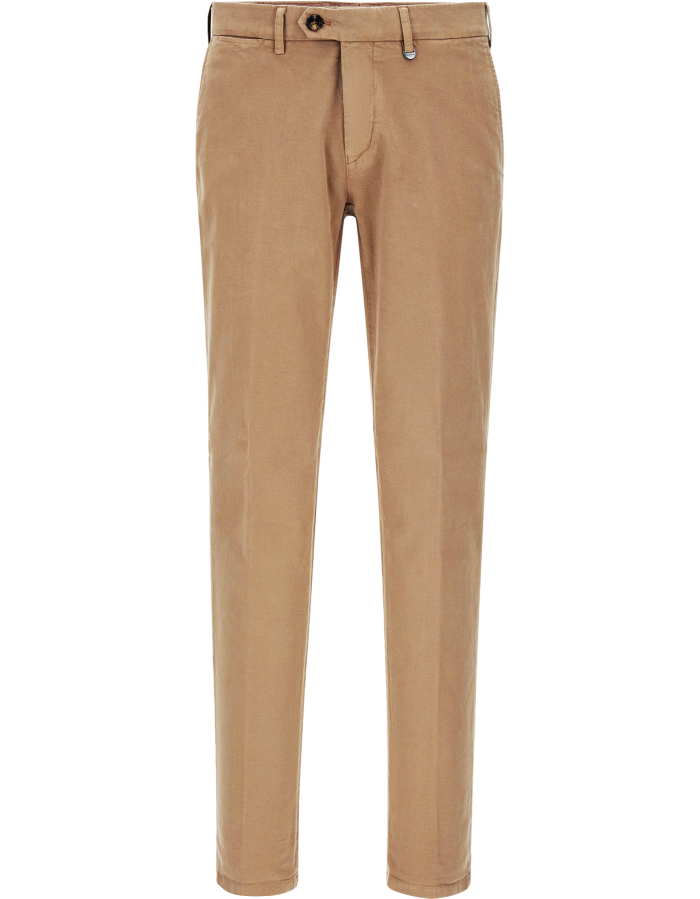 Canali cotton twill trousers, £295