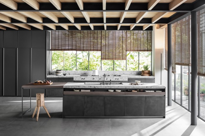 Vincent Van Duysen for Dada steel, stone and oak VVD kitchen, from £40,000