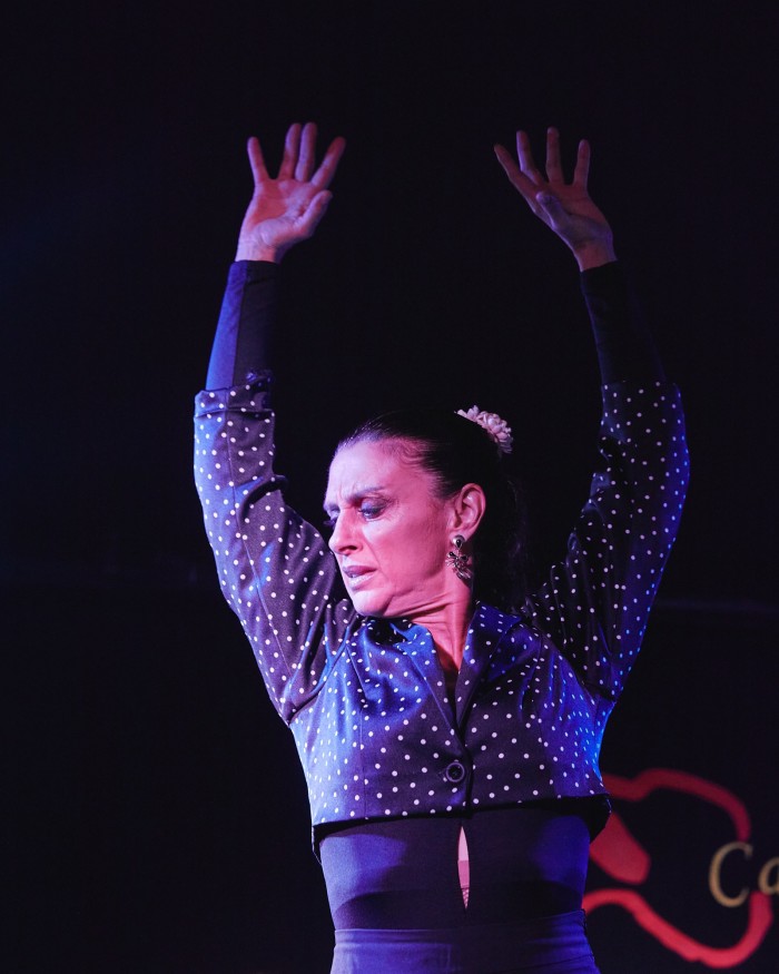 Dancer Ana Romero performs at Las Carboneras