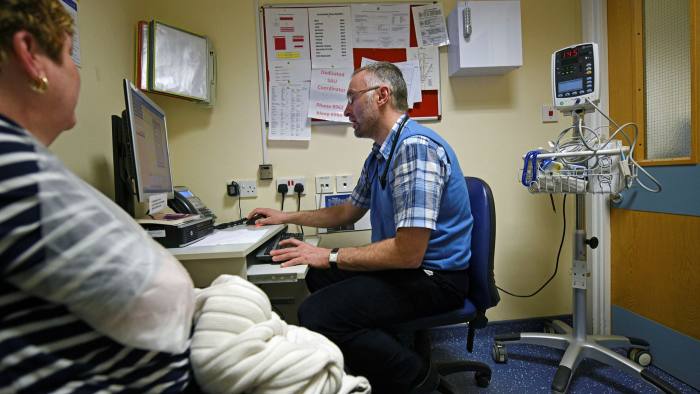 A GP at a hospital in Wigan, England