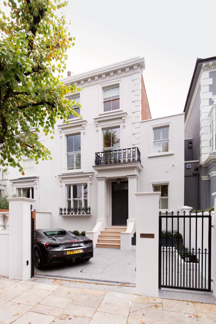 A five-bedroom house in Chepstow Villas, in London’s Notting Hill, is £15m with Domus Nova