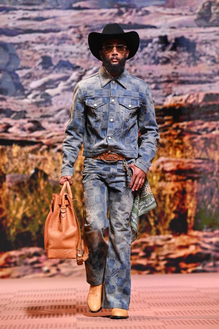 Louis Vuitton AW24 leant heavily into cowboy style