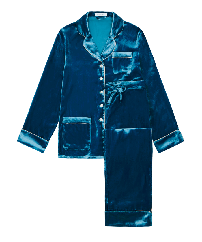 Olivia von Halle Coco Astor pyjamas, £465  
