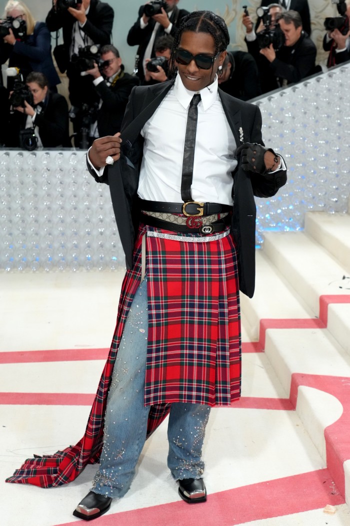 A$AP Rocky at the 2023 Met Gala