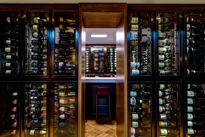 The ‘wine library’ at 67 Pall Mall in London