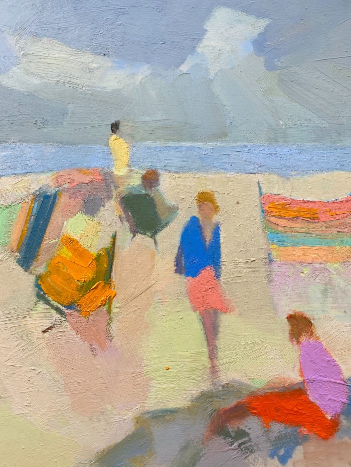 Arriving at the Beach by Sarah Muir Poland – one of more than 100 artists participating in Blue Sky