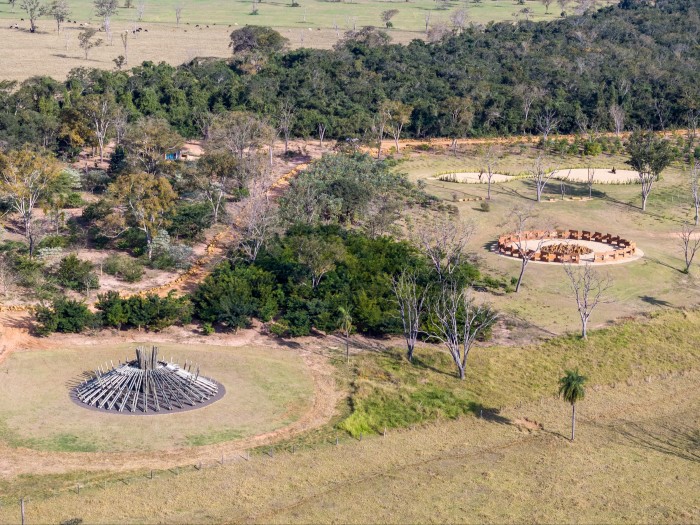 The Oscar Niemeyer-inspired Eucalyptus Pavilion