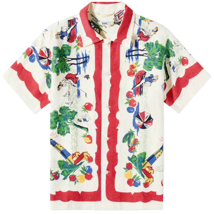Bode linen Garden State short-sleeved shirt, £485
