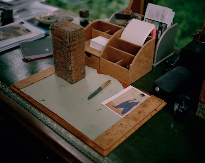 A detail from Grieve’s desk