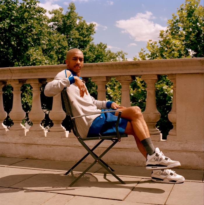 Saul Nash photographed at Somerset House, London