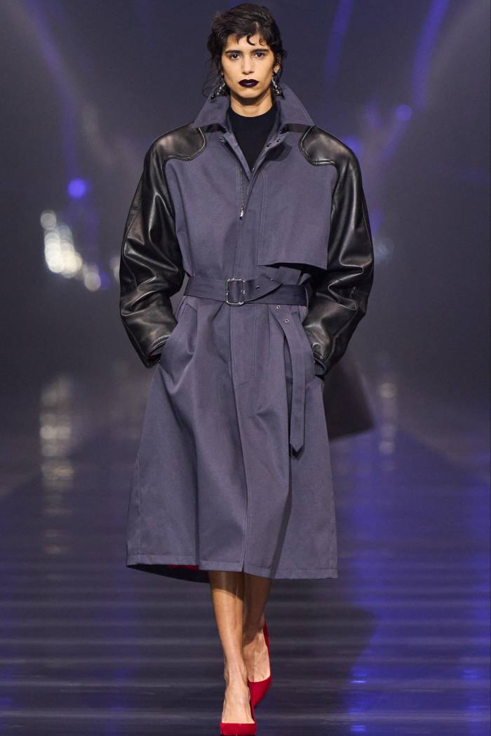 Ferrari AW22 nylon twill and leather trench coat, €2,900