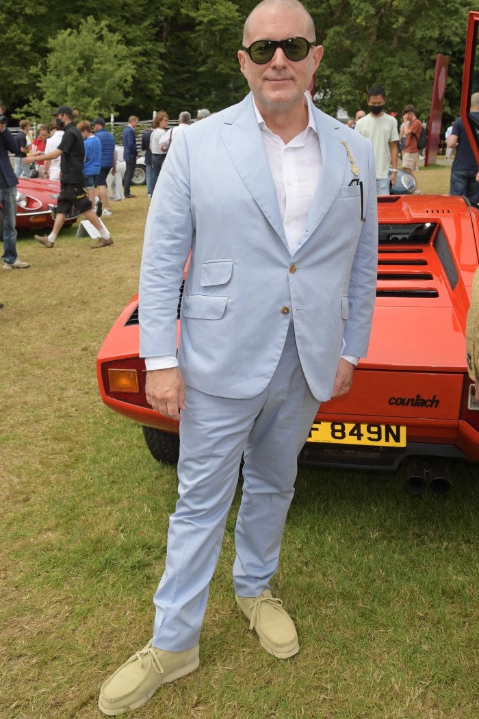 Sir Jony Ive in Wallabees at the 2021 Goodwood Festival of Speed