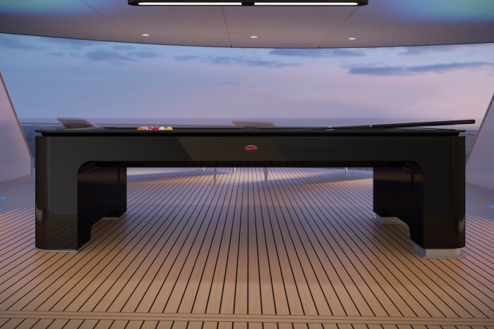 Bugatti IXO self-righting pool table, €292,000