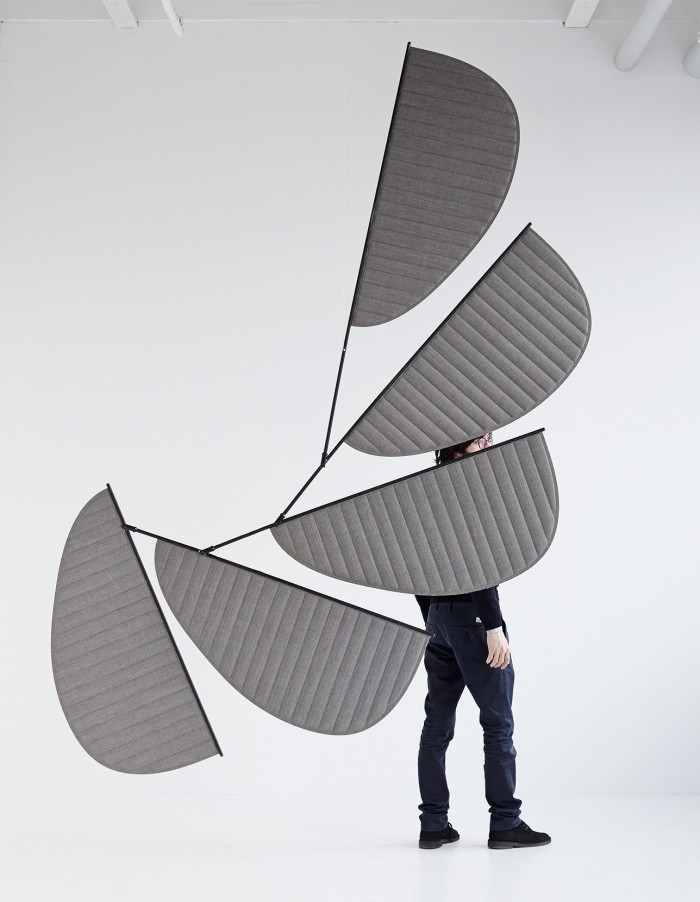 GamFratesi for Cappellini metal and thermo‑welded-polyester Balance hanging screen system, £1,320
