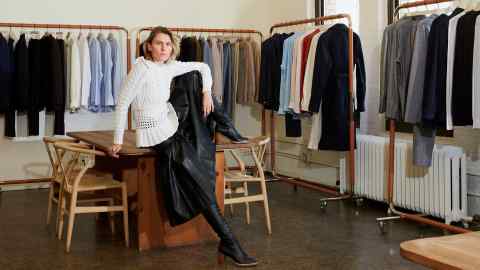 Gabriela Hearst photographed in her New York studio for the FT by Nicholas Calcott