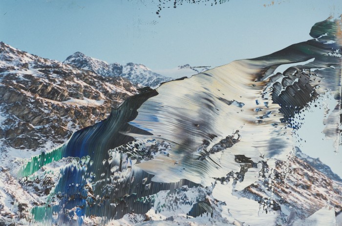 Val Fex, Piz Chapütschin, 1992, by Gerhard Richter