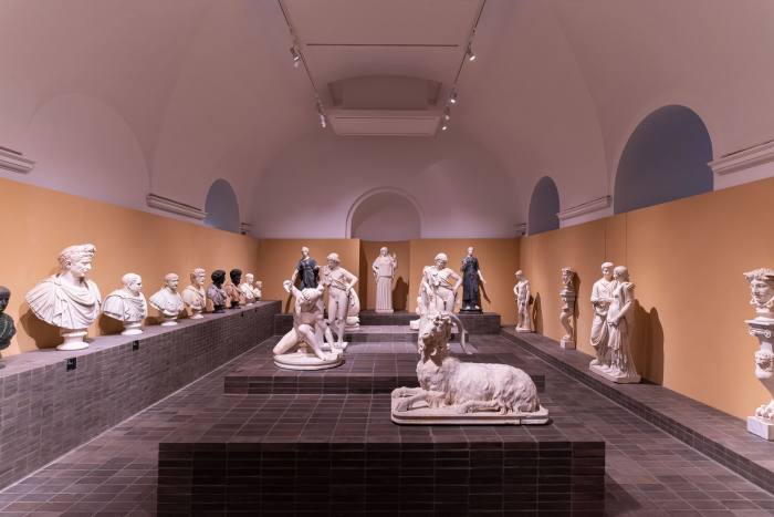 The exhibition was designed by David Chipperfield Architects Milan