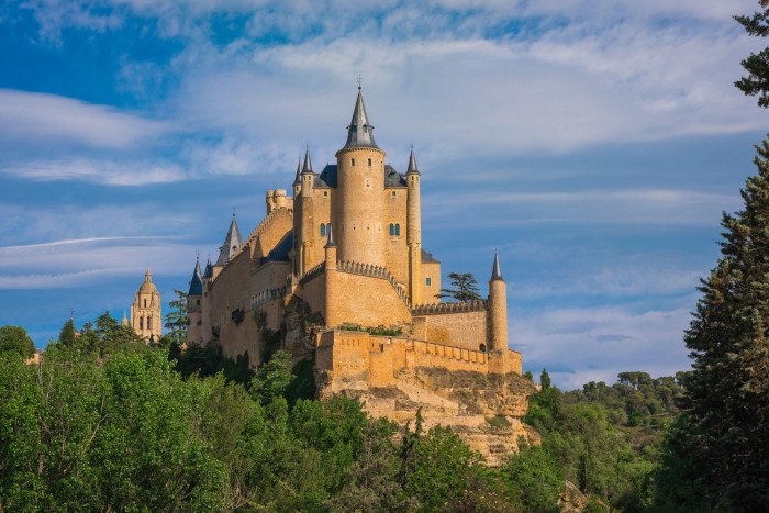 The Alcázar de Segovia in Spain, which inspired Disney’s castle in Snow White and the Seven Dwarfs