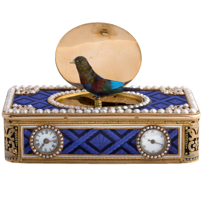 A singing bird watch box, c1800, sold at Aguttes for €328,980