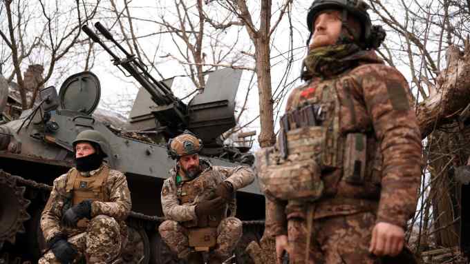 Ukrainian soldiers man an anti-aircraft gun in Donetsk. To continue the fight, President Volodymyr Zelenskyy will have to take ownership of efforts to increase mobilisation and front the shift to a strategy of active defence
