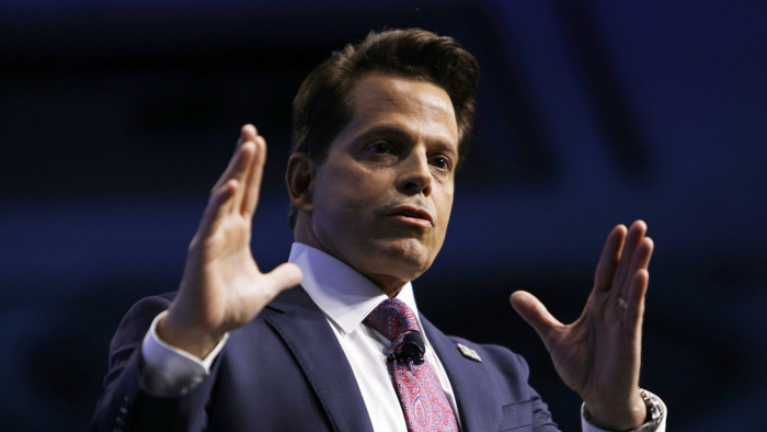 Anthony Scaramucci speaks at an event