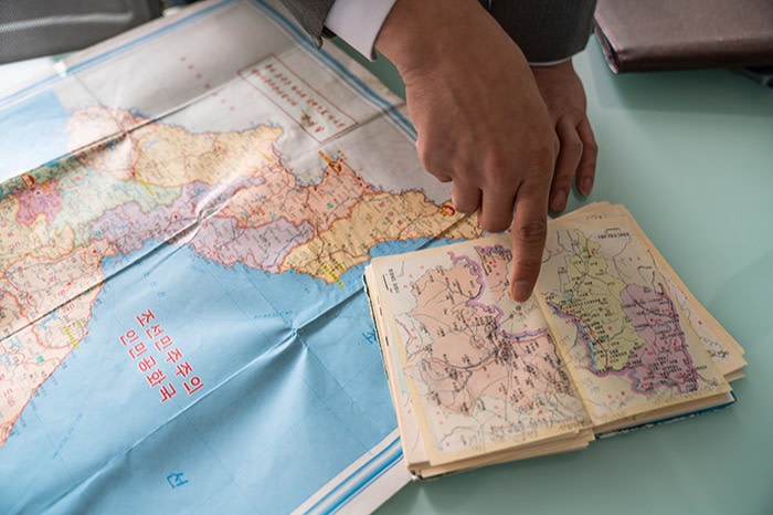 Maps from North Korea used by the TJWG
