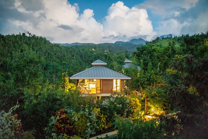 The villas at Secret Bay in Dominica are made from sustainable tropical hardwood, from $1,220,800, through Savills