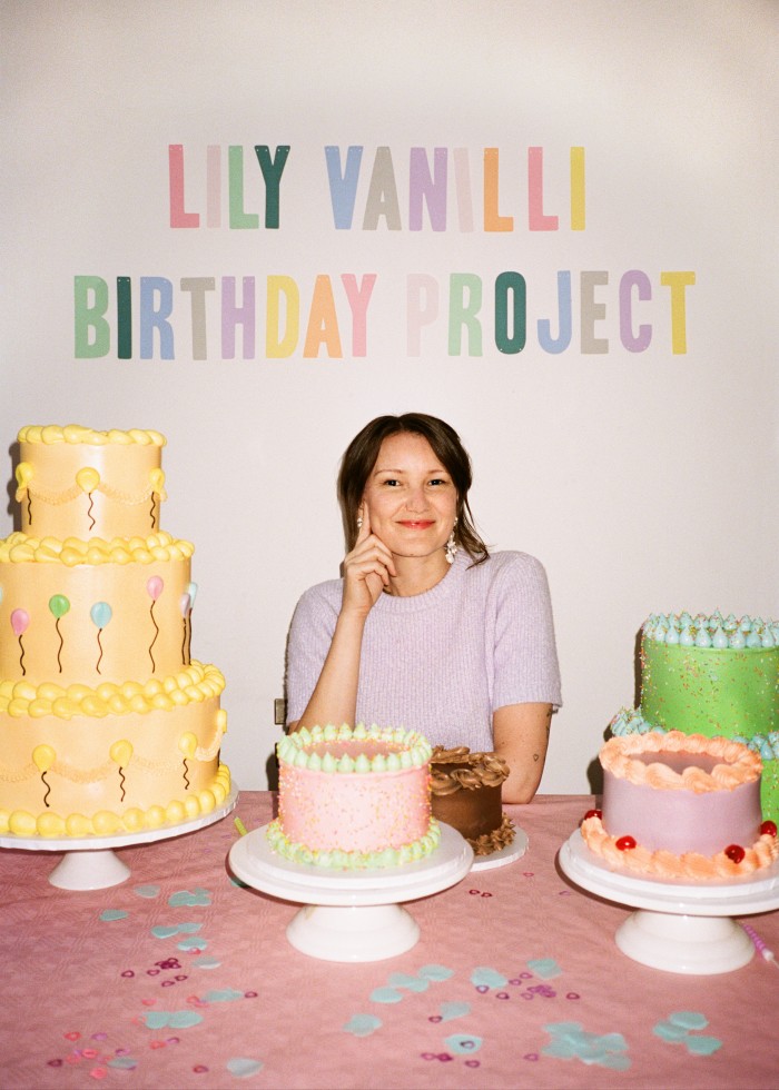 Lily Jones of Lily Vanilli at her Shoreditch bakery