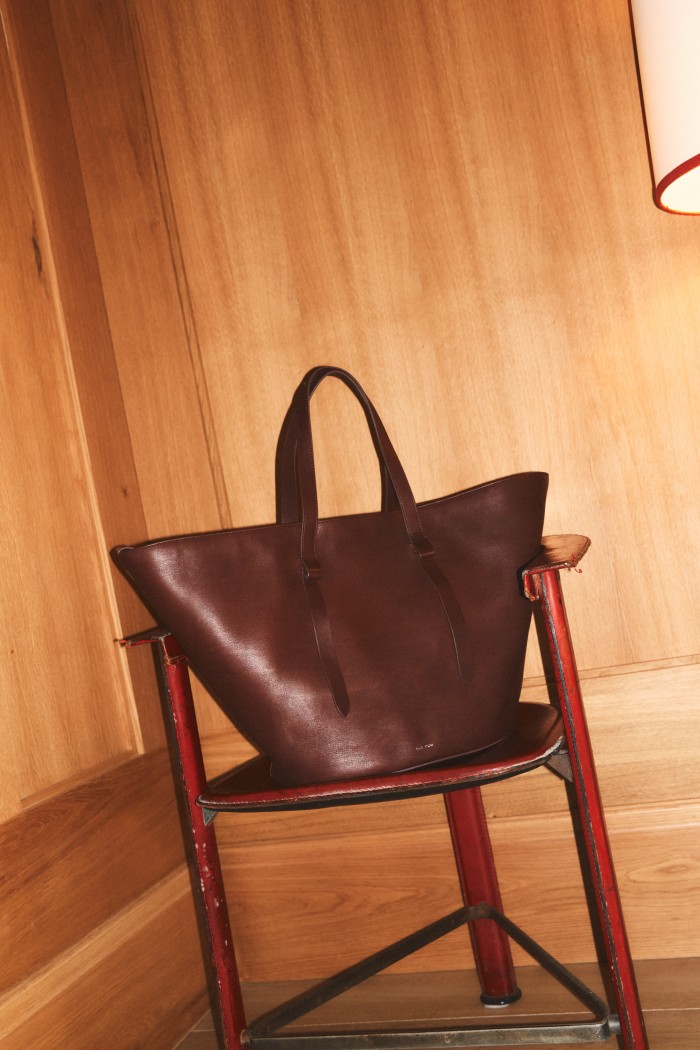 The Row Jasper leather tote