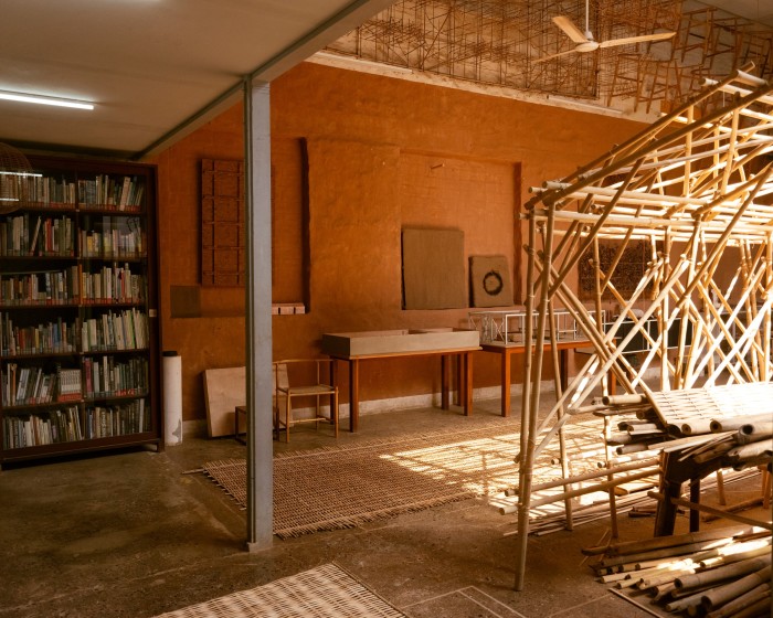 Prima Materia, a bamboo pavilion work