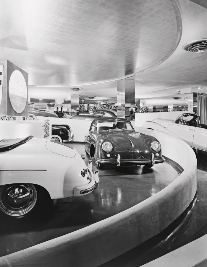 The Frank Lloyd Wright-designed Jaguar showroom on Park Avenue, New York