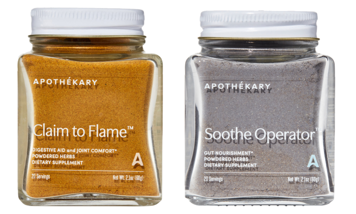 Apothekary Claim to Flame and Soothe Operator, £39.99 each