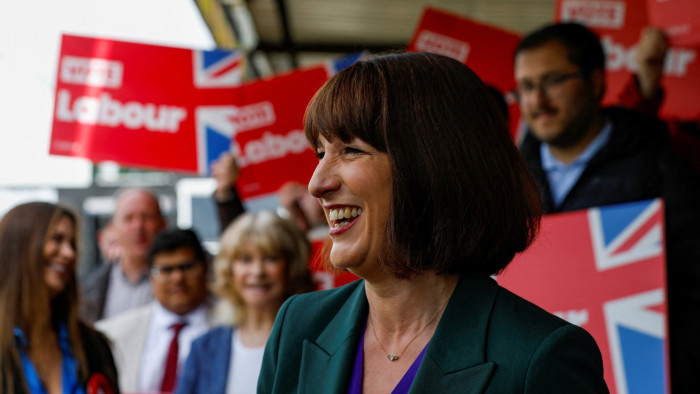 Shadow chancellor Rachel Reeves at a campaign event on Sunday 