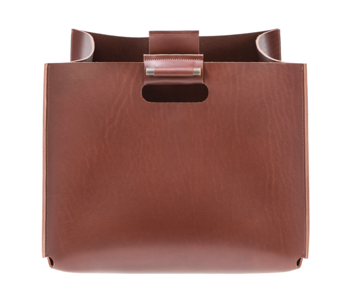 Armani Casa leather Fumo basket, £2,180