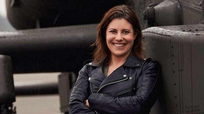 Shannon Huffman Polson is one of the first women to fly an Apache for the US army