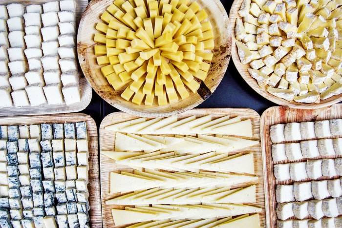 Cheese platters from La Fromagerie