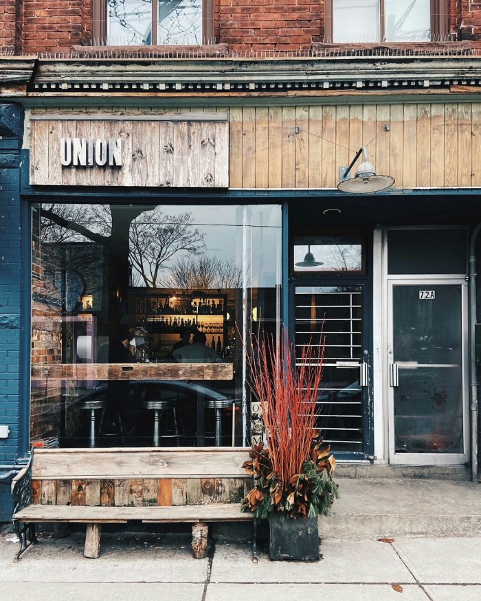 The façade of Toronto’s Union restaurant