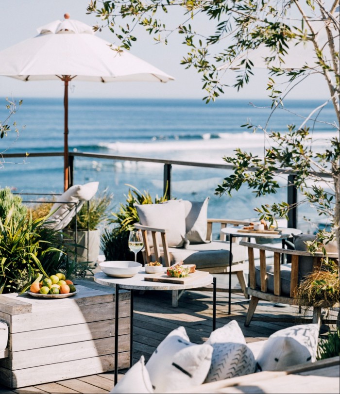 The 1,000sq ft rooftop at The Surfrider, Malibu