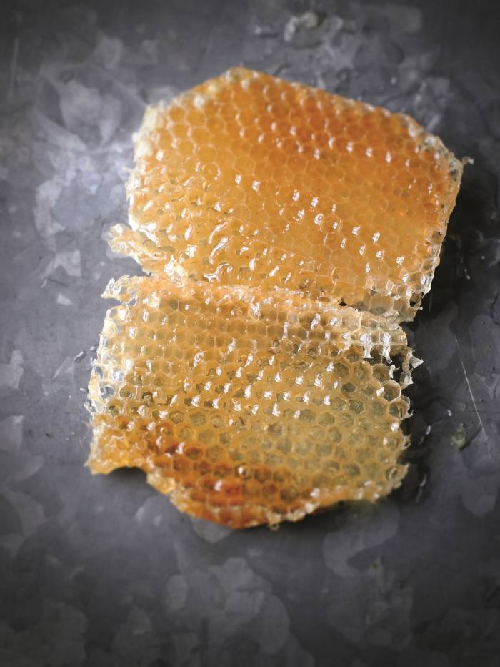 Honeycomb, as seen in Hattie Ellis’s book Spoonfuls of Honey (Pavilion, £12.99)