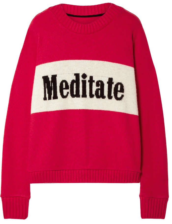 Elder Statesman cashmere Meditate sweater, $1,555