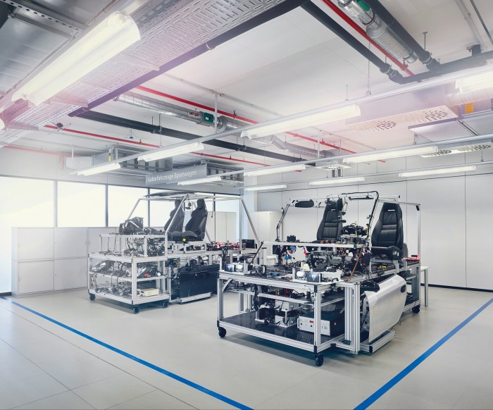 Developing Porsche electronics in the Porsche Development Centre, Weissach