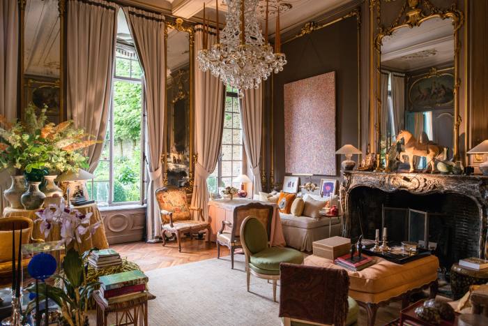 Interior designers Marc Vergauwe and Jan Rosseel embarked on a years-long restoration of the palace