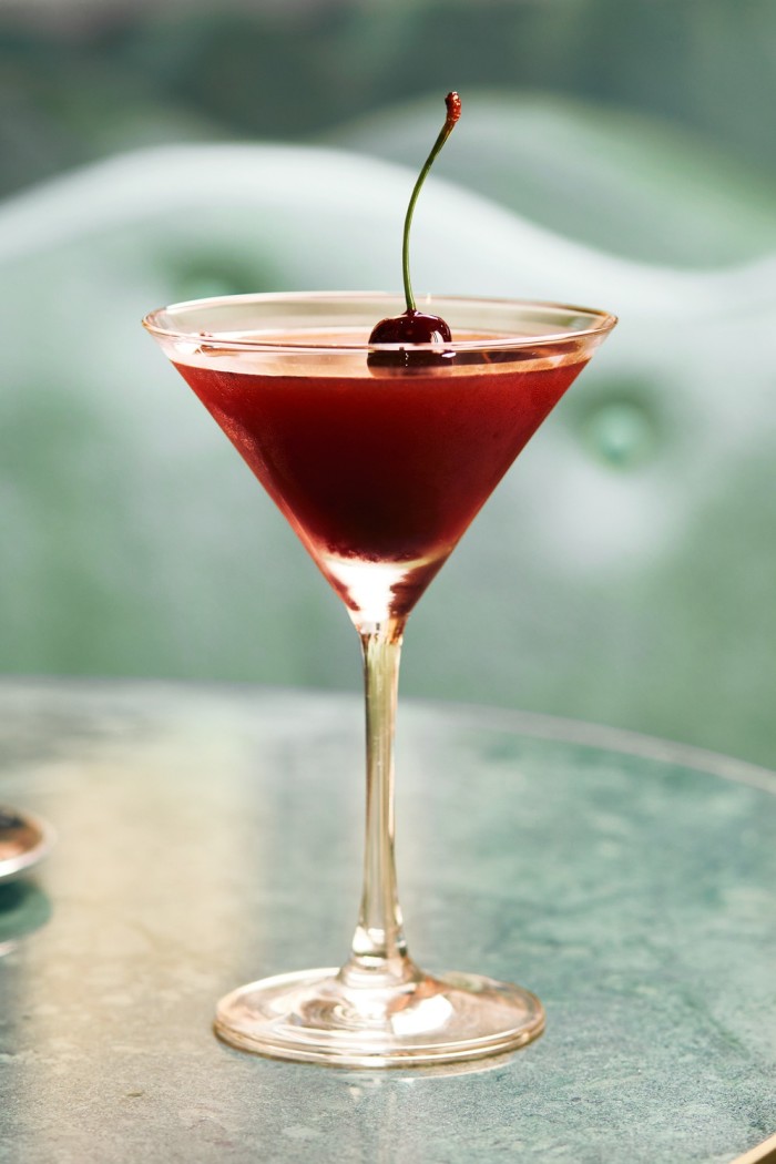 Sherry & Cherry cocktail