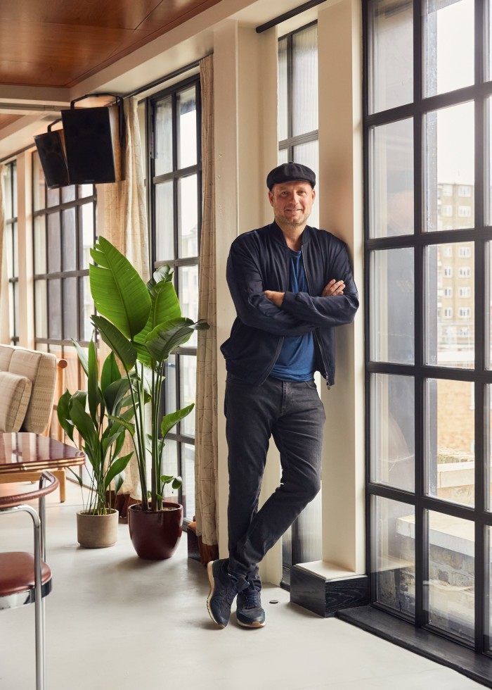 Olly Bengough, Koko CEO and founder, in the penthouse at the House of Koko