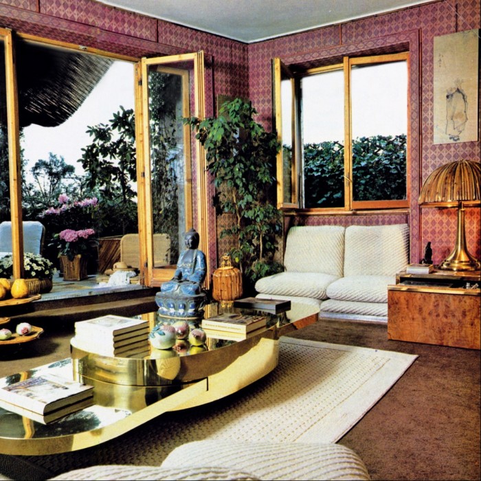 Crespi’s Milan apartment in the late 1970s